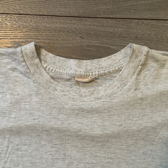 Vintage Single Stitch Heathered Grey Blank Tee - Picture 4 of 4
